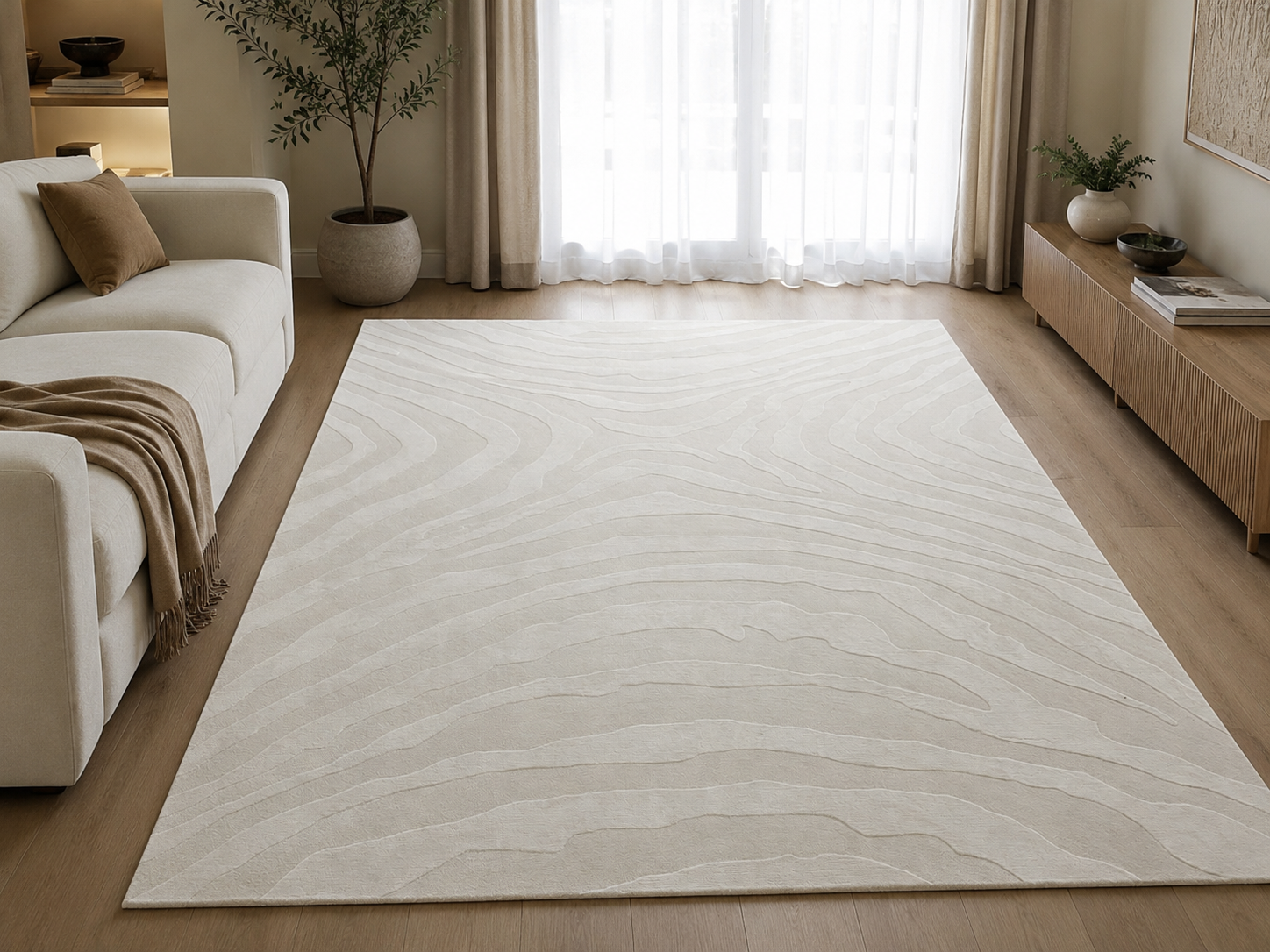 Quality inspection of a handcrafted rug